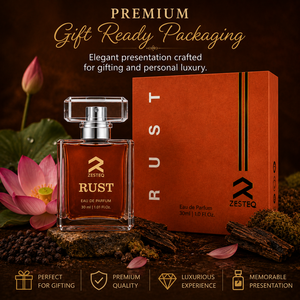 Zesteq Rust Eau De Parfum 30ml, Perfume Unisex Premium con Notas Amaderadas y Oud, Fragancia Elegante y Duradera, Regalo Casual en Formato Líquido - Product Image 5