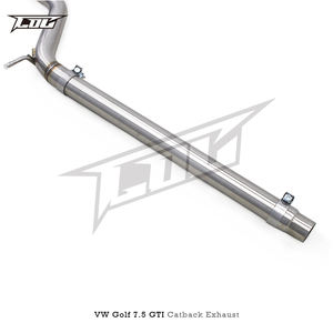 Sistema de Escape Catback de Acero Inoxidable Boska <span class=keywords><strong>Performance</strong></span> para VW <span class=keywords><strong>GOLF</strong></span> 7/<span class=keywords><strong>7.5</strong></span> MK7/MK7.5 <span class=keywords><strong>GTI</strong></span> 2.0T 2014-2020 - Product Image 3