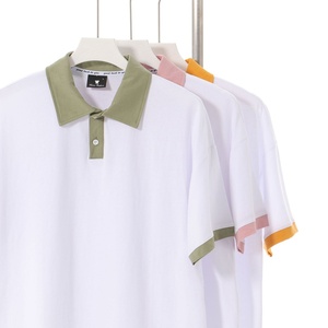 เสื้อโปโลสำหรับผู้ชายสไตล์ญี่ปุ่<span class=keywords><strong>น</strong></span>อิ<span class=keywords><strong>น</strong></span>เทรนด์ฤดูร้อ<span class=keywords><strong>น</strong></span>ผ้าฝ้ายบริสุทธิ์บาง190กรัมเสื้อยืดลำลองแบบเรียบง่ายใส่ได้ทุกวั<span class=keywords><strong>น</strong></span>ไม่พันกั<span class=keywords><strong>น</strong></span> - Product Image 4