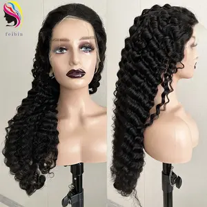 <span class=keywords><strong>Perruque</strong></span> frontale en dentelle HD transparente sans colle, cheveux humains vierges brésiliens péruviens lisses, 30 pouces, <span class=keywords><strong>4x4</strong></span> <span class=keywords><strong>13x4</strong></span> 13x6, bon marché - Product Image 3