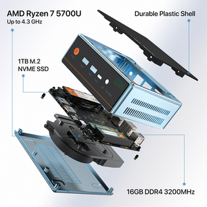 2024มินิเกมพีซีแกน I9 13900F 24คอร์ RTX4070 12g RTX4060Ti 8G 1xHD2คอมพิวเตอร์ตั้งโต๊ะขนาดเล็ก1 3xDP Win11นักเล่นเกมพีซีมืออาชีพ - Product Image 2