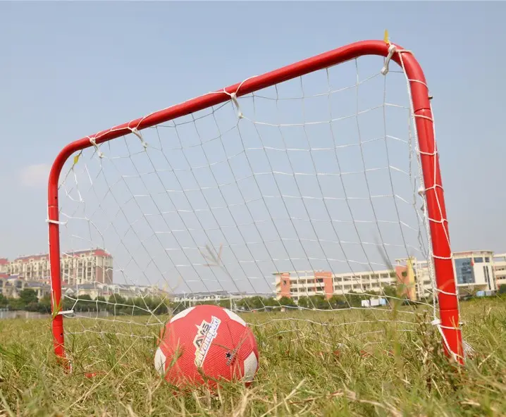 Rede de futebol infantil com estrutura de aço galvanizado revestido a pó, nova moda