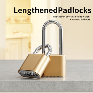 लंबे समय तक पासवर्ड सफारी भारी-शुल्क 4 अंकों के संयोजन पैडलॉक भारी-शुल्क 4-अंकों का संयोजन पैडलॉक - Product Image 6