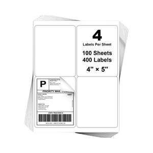 Recyclable Premium A4 Blank <b>Waterproof</b> Self Adhesive Matte White Vinyl Paper Sheet Sticker <b>Label</b> Paper Shipping <b>Labels</b> - Product Image 3