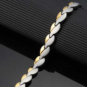 Bracciale magnetico regolabile in fabbrica in acciaio inox per artrite <span class=keywords><strong>gioielli</strong></span> in rame con <span class=keywords><strong>garanzia</strong></span> di 2 anni allevia il dolore - Product Image 2