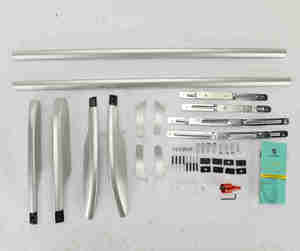 High Quality Plastic Roof Rack Side Rails for Nissan X-Trail Rogue 2016-2017 Top-Notch <strong>Used</strong> Condition - Product Image 2