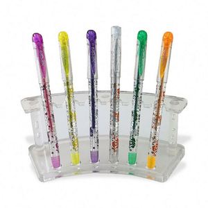 Juego de Bolígrafos de Gel Multicolores de 0.5/1.0 mm con Purpurina para Tatuajes Temporales de Piel, para Niños, Estudiantes, Manualidades, Pintura y Graffiti - Product Image 2