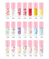Kit de gloss à lèvres 3-en-1 en gros sous marque privée : gloss transparent et gloss brillant rose bébé, ensemble crayon à lèvres et gloss
