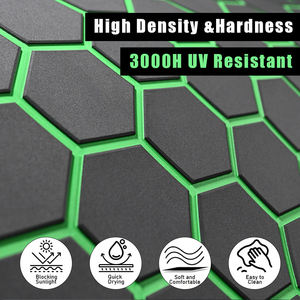 Tapis de pont marin en mousse EVA de qualité marine 2026, imitation teck, 6 mm, personnalisé, vert, <span class=keywords><strong>pour</strong></span> bateaux à rames - Product Image 4