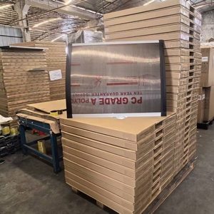 Ngoài trời dù để che nắng tán trong suốt và mạnh mẽ <span class=keywords><strong>Polycarbonate</strong></span> mái nhà tấm dù để che nắng Tán dù hình dù che nắng tán - Product Image 5