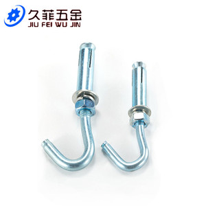 ตะขอเกี่ยวเหล็กชุบสังกะสี Jiufei รุ่น M6 M8 M10 M12 สำหรับเครื่องทำน้ำอุ่น - Product Image 2