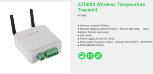 Acrel atc600 nhiệt độ không dây dữ liệu thu phát nhận được cảm biến 150m và nhận Repeater 1km trong khu vực mở - Product Image 5
