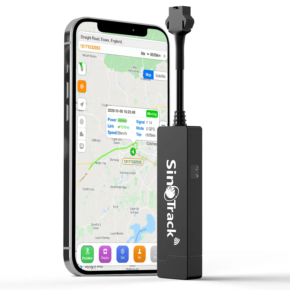 SinoTrack משלוח פלטפורמת תוכנת מעקב GPS מעקב מכשיר ST-901A רכב GPS Tracker מובנה עם סוללה