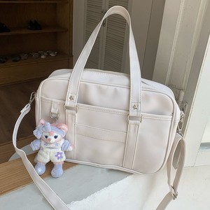 Japanese Style <b>Schoolgirl</b> Tote Bag Black Large Capacity Water Resistant Crossbody Bag For Everyday Use Spring 2025 - Product Image 4