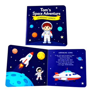 Libro <span class=keywords><strong>de</strong></span> Audio Infantil <span class=keywords><strong>de</strong></span> Tapa Dura OEM al por Mayor, Encuadernación Perfecta, Papel Offset, Páginas Interactivas con Sonido Personalizado <span class=keywords><strong>para</strong></span> Niños - Product Image 1
