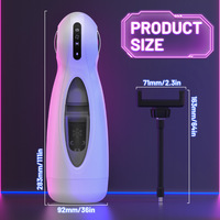 HTLF Männlicher Masturbator mit Stoß- und Rotationsfunktion, Automatische Elektrische Masturbationsmaschine, Wasserdicht, Umweltfreundlich, Realistisches Berührungsgefühl