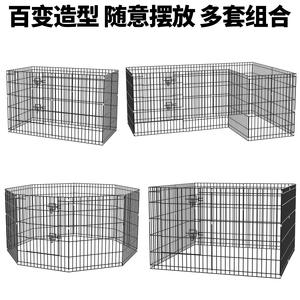 Küçük ve orta köpek kapalı kulübesi ev plastik çit köpek kafesi ile köpekler için hiçbir alt korkuluk Pet ürünleri kutulu - Product Image 3