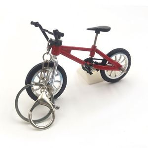 Wholesale <b>Cheap</b> Alloy Bicycle Keychain Cartoon Mini Model Finger Bike <b>Backpack</b> Pendant Souvenir Gift - Product Image 3