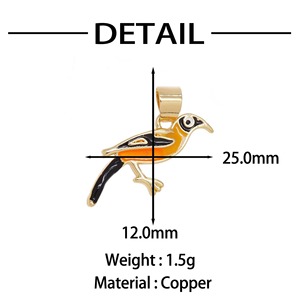 Ciondolo a Forma di Cuore con Bandiera del Venezuela, Placcato in Oro con Finitura Smaltata, Collana con Pendente Oriole '<span class=keywords><strong>Mr</strong></span>. FE' Bestseller - Product Image 4