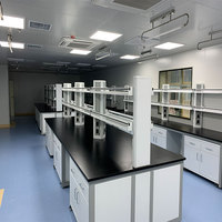 Table de travail multifonctionnelle, mobilier de laboratoire de microbiologie, îlot de laboratoire haut de gamme pour les écoles