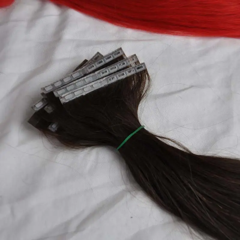 Presilha de cabelo, grau superior 10a virgin cabelo dobro desenhado remy prendedor de trama botão extensão do cabelo livre