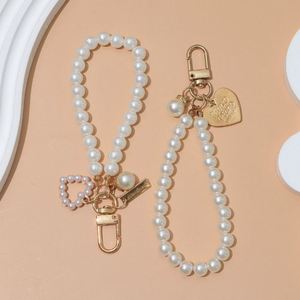 พวงกุญแจลูกปัดมุกน่ารักพวงกุญแจห้อยข้อมือปรับแต่งได้ - Product Image 4