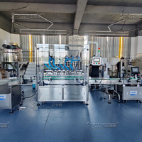 Machine de remplissage de chauffage à 6 têtes entièrement automatique de haute qualité pour le capsulage de remplissage de pâte liquide de shampooing de parfum de cosmétiques