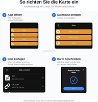 Carte de visite professionnelle Google Review 12 cm, double fonction NFC et code QR, étanche, en acrylique, pour restaurants, hôtels, cafés, vente en gros, prête à l'emploi