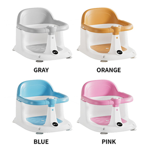 Siège <span class=keywords><strong>de</strong></span> <span class=keywords><strong>bain</strong></span> pour bébé avec capteur <span class=keywords><strong>de</strong></span> température <span class=keywords><strong>de</strong></span> l'eau, pliable, antidérapant, en silicone, pour bébés <span class=keywords><strong>de</strong></span> 1 à 2 ans (CE & EN17022) - Product Image 2