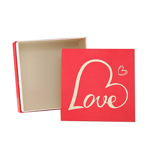 Red Heaven and Earth Cover Regalo <span class=keywords><strong>de</strong></span> <span class=keywords><strong>Año</strong></span> Nuevo Día <span class=keywords><strong>de</strong></span> San Valentín <span class=keywords><strong>2022</strong></span> Caja <span class=keywords><strong>de</strong></span> regalo Nombre personalizado con cartón gris <span class=keywords><strong>de</strong></span> 2mm - Product Image 3