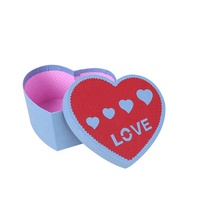 Bonbons de luxe en forme de coeur Prix raisonnable Pastel dur pour cadeau de mariage Logo personnalisé Diverses spécifications Boîte en papier