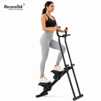 Stepper de Fitness, Máquina de Ejercicio, Equipo de Ejercicio para Entrenamiento Diario, Entrenamiento de Resistencia, Espacio Pequeño para Pérdida de Peso