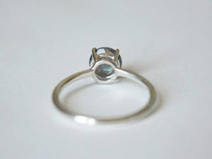 แหวนเงินแท้ 925 ลาบราดอร์หินธรรมชาติซ้อนขายส่งเครื่องประดับเงินทําด้วยมือ - Product Image 2