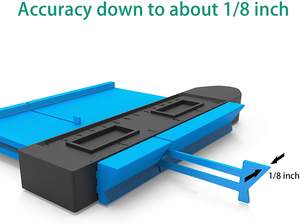 2Pcs ताला समोच्च गेज <span class=keywords><strong>2</strong></span> पैक चौड़ा <span class=keywords><strong>5</strong></span> इंच और 10 इंच समोच्च दोहराव गेज प्रोफ़ाइल गेज के साथ ताला - Product Image 6