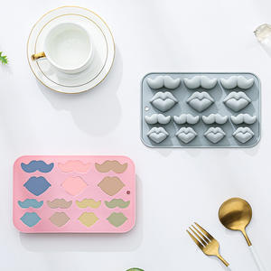 Disponibile in 14 Diverse Misure Stampo in Silicone a Forma di <span class=keywords><strong>Baffi</strong></span> e Labbra per Cioccolato Resina Caramelle Confezione all'Ingrosso Modello 1383 - Product Image 5