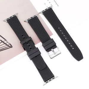 Cinturino in Gomma FKM per Smartwatch, Compatibile con <span class=keywords><strong>Apple</strong></span> <span class=keywords><strong>Watch</strong></span> Serie <span class=keywords><strong>8</strong></span> - Product Image 2