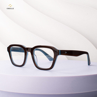 Marcos de gafas de diseñador Marcos ópticos de acetato Marco de gafas negro mate Diseñador de Italia China Ventas al por mayor Gafas para hombres