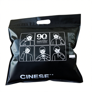 Tùy Chỉnh Bao Bì Túi Cho Quần Áo Thương Hiệu Frosted Niêm Phong Dây Kéo Khóa Túi Cho Quần Áo Áo Sơ Mi Đồ Bơi Bao Bì Zip Khóa Túi - Product Image 3