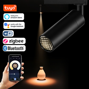 Design élégant 3 °   Spots contemporains à angle étroit <span class=keywords><strong>pour</strong></span> plafonds hauts, CRI élevé, <span class=keywords><strong>luminaire</strong></span> sur <span class=keywords><strong>rail</strong></span> unique <span class=keywords><strong>pour</strong></span> vitrine - Product Image 6