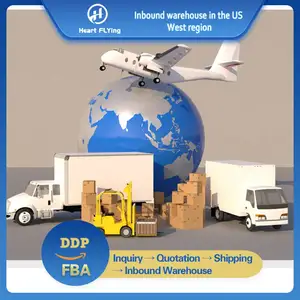 Service de fret aérien de la Chine vers les États-Unis/Royaume-Uni/Californie, société de service logistique FBA par DHL, agent de livraison directe de porte à porte