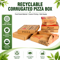 Boîtes de livraison de pizza personnalisées, imprimées, imperméables, recyclables, avec fermeture magnétique, poignée, logo personnalisé, finition mate, 7-18 pouces