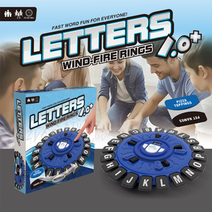 Juego de Mesa de Palabras de Ritmo Rápido con 26 Letras Mejorado para Juego <span class=keywords><strong>en</strong></span> Español, Interacción entre Padres e Hijos, Fiestas y Grupos - Product Image 6