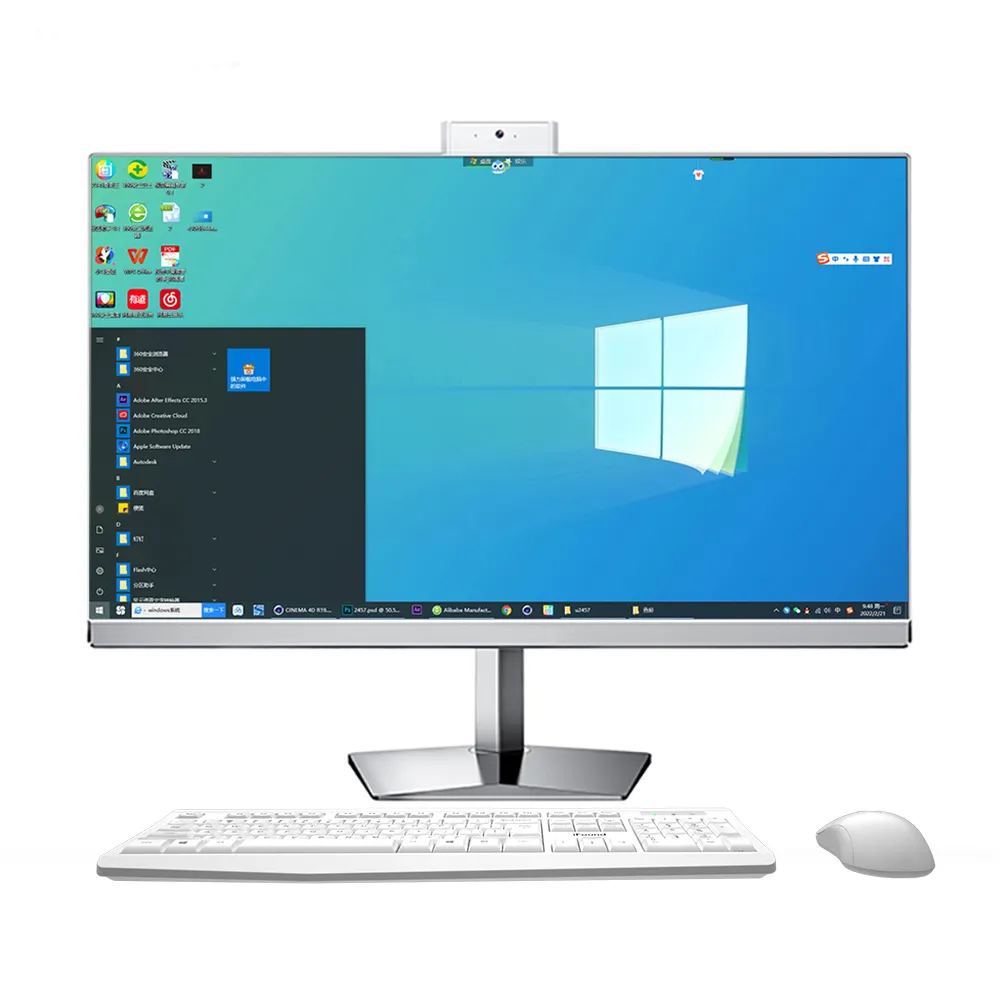 27Inch Core I3 I5 I7 Máy Tính Để Bàn Monoblock Computador Phần Cứng & Phần Mềm Máy Tính Chơi Game Tất Cả Trong Một