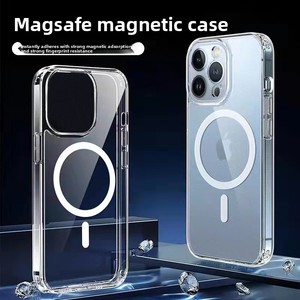 Nouvel Arrivage Étui de Chargement Magnétique Sans Fil de Luxe pour <span class=keywords><strong>iPhone</strong></span> 17 16 15 Pro Max <span class=keywords><strong>Coque</strong></span> Transparente pour Téléphone Portable Vente en Gros - Product Image 4