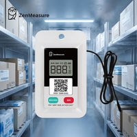 Termómetro Digital Inalámbrico ZenMeasure con Sonda y Registrador de Datos para Monitoreo Remoto de Cadena de Frío 5.0, Instrumentos de Temperatura IP65