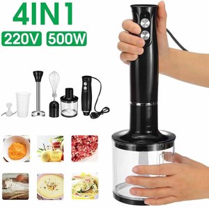 เครื่องปั่นมืออเนกประสงค์ 4 in 1 กำลังไฟ 500W-1000W ใช้ปั่นน้ำผลไม้ ตีไข่ บดเนื้อ และทำอาหารเด็ก - Product Image 2