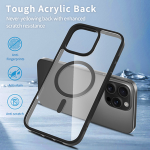 Fundas Transparentes para 16 <span class=keywords><strong>Pro</strong></span> <span class=keywords><strong>Max</strong></span>, Anti-Golpes, Magnéticas, Impermeables, Protección 360, <span class=keywords><strong>Funda</strong></span> para Teléfono Móvil con Anillo Magnético - Product Image 3