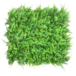 Offre Spéciale 60x40cm (23.62 "x 15.75") Mur <span class=keywords><strong>de</strong></span> plante verte artificielle mixte Pteris pour la décoration <span class=keywords><strong>de</strong></span> <span class=keywords><strong>fond</strong></span> <span class=keywords><strong>de</strong></span> maison - Product Image 1