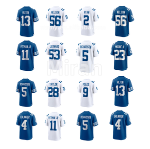 2025新款最佳品质 #2瑞安 #5理查森 #11皮特曼JR #28泰勒美式橄榄球球衣 - Product Image 1