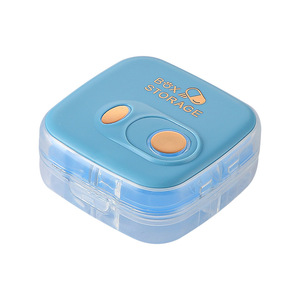 Portable Medicine Organizer Box Daily Three Meals Weekly Seven Days Easy Carry On-the-Go Simple Storage <b>for</b> Medicine Management - Product Image 5